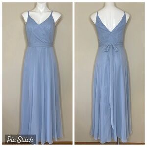 After Six (Bella Bridesmaid) Special Occasion Formal Light Blue Evening Gown